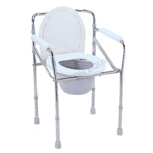 Steel Commode Wheelchair